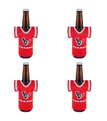 TNT Media Group 4-Pack Houston Texans Bottle Jersey
