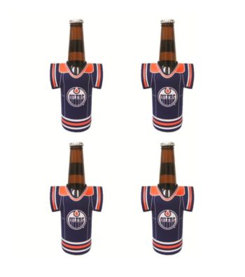 TNT Media Group 4-Pack Edmonton Oilers Bottle Jersey