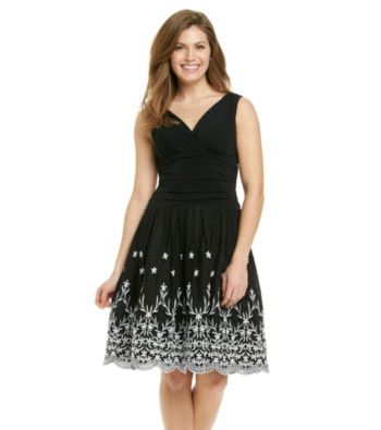 S.L. Fashions Petites' Embriodered Party Dress