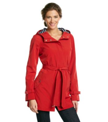 Nautica® Faux Silk Hooded Jacket