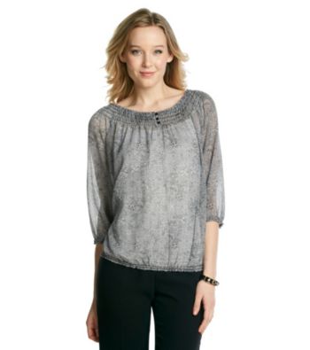 Relativity® Career Peasant Blouse