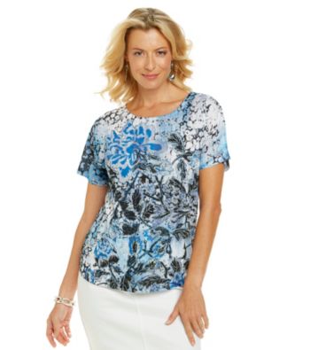 Breckenridge® Petites' Short Sleeve Sublimation Tee