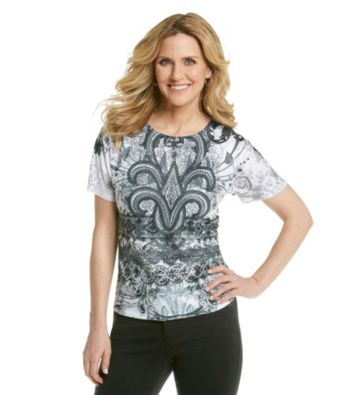 Breckenridge® Petites' Short Sleeve Sublimation Tee