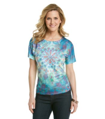 Breckenridge® Petites' Short Sleeve Sublimation Tee