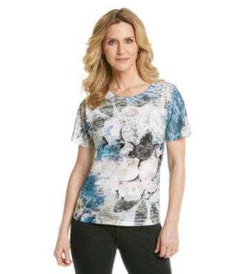 Breckenridge® Petites' Short Sleeve Sublimation Tee