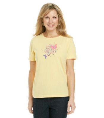 Breckenridge® Short Sleeve Embellished Graphic Tee
