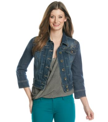 Democracy Denim Jacket With Hardware