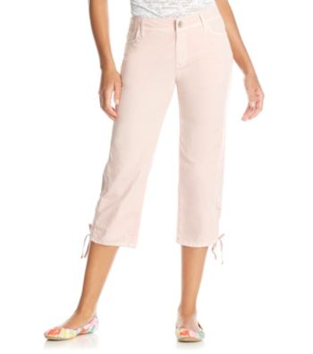 DKNY JEANS® Poplin Cropped Pants