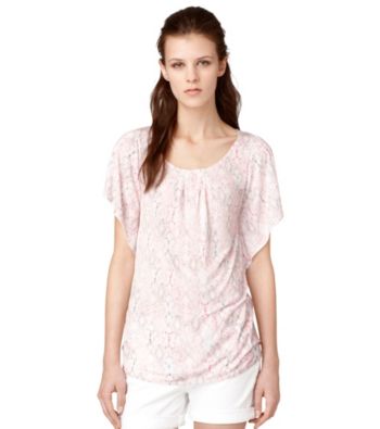 Calvin Klein Jeans Short Sleeve Scoopneck Top