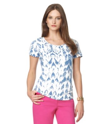 Jones New York Sport® Printed Scoopneck Tee