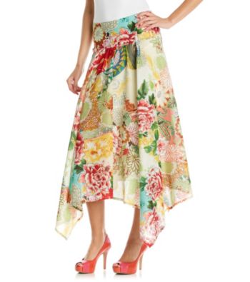 Chelsea & Theodore® Floral Printed Skirt