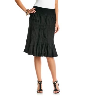 Chelsea & Theodore® Tiered Woven Skirt