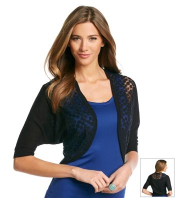August Silk® Lace Shrug