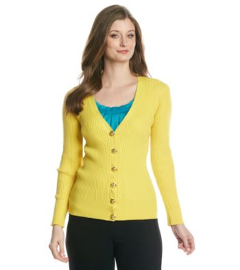 Anne Klein® V-Neck Cardigan