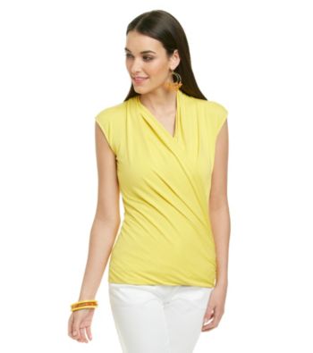 Vince Camuto® Faux Wrap Top