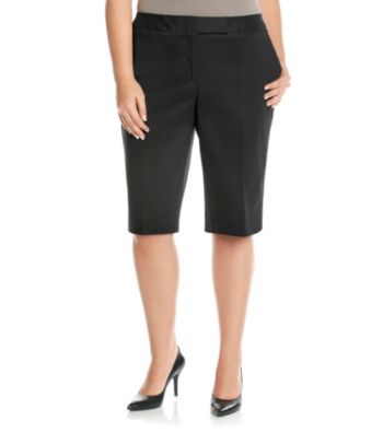 Jones New York Signature® Plus Size Refined Twill Bermuda Shorts