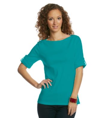 Jones New York Sport® Petites' Boatneck Tee