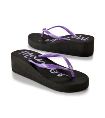 Mambo® RhinestoneWedge Flip Flops