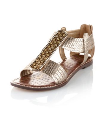 ... shoes designer shoes sandals sam edelman gatsby flat sandal light gold