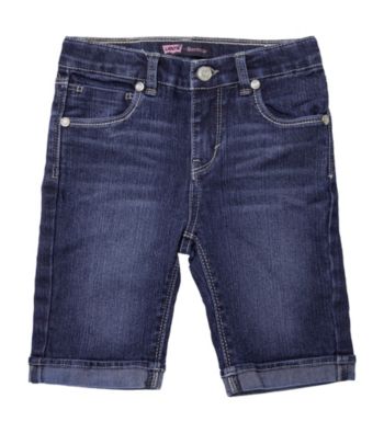 Levi's® Girls' 2T-6X Medium Wash Sweetie Bermuda
