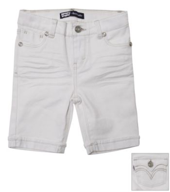 Levi's® Girls' 7-16 White Sweetie Bermudas
