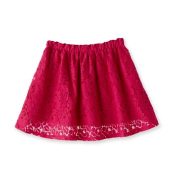 Eyeshadow® Girls' 7-16 Flower Lace Skirt