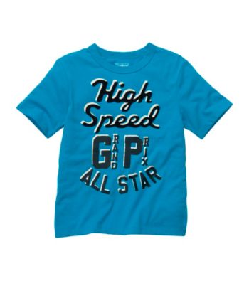 OshKosh B'Gosh® Boys' 4-7 Turquoise Short Sleeve High Speed Tee
