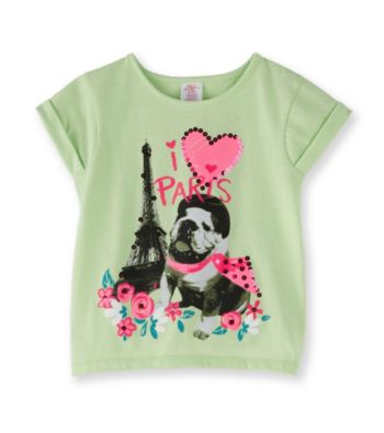Little Miss Attitude Girls' 2T-6X Lime Pop 