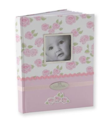 Cuddle Bear® Girls' Pink Rose Memory Book