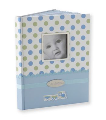 Cuddle Bear® Boys' Blue Dot Memory Book