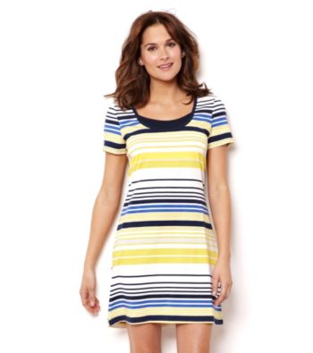Nautica® Knit Chemise - Snapdragon Yellow Stripe