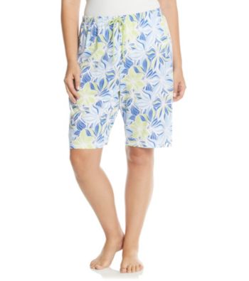 Jockey® Plus Size Knit Bermuda - Psychedelic Floral