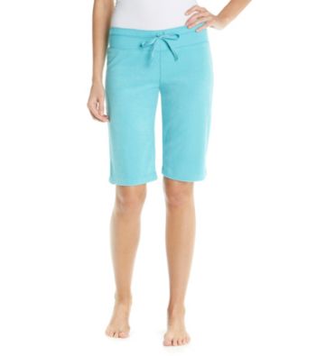 HUE® Baby Terry Knit Bermuda Shorts - Beach Blue