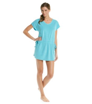 HUE® Baby Terry Knit Tunic - Beach Blue