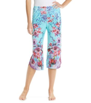 Oneworld® Knit Capris - Thinking Aloud Teal