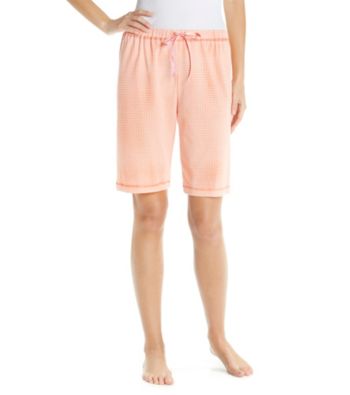 KN Karen Neuburger Knit Boxers - Tangerine Geo