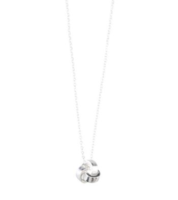 Designs by FMC Sterling Silver Love Knot Slide Pendant