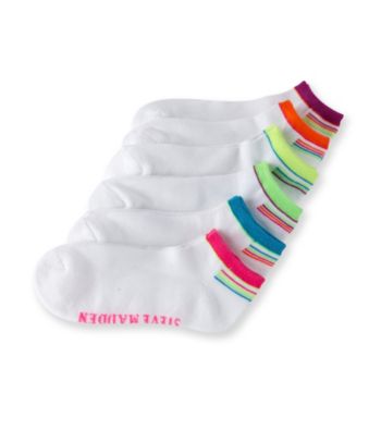 Steve Madden White 6-pk. Low Cut Socks - Solid Athletic