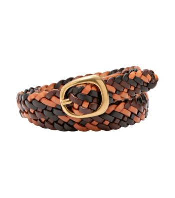 Fossil® Neutral Multi Woven Centerbar Belt