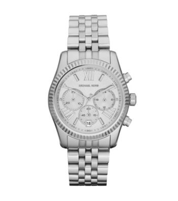 Michael Kors® Women's Silvertone Lexington Watch