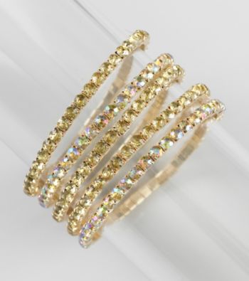Erica Lyons® Goldtone AB Stretch Bracelet