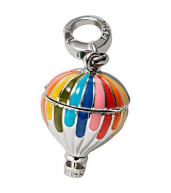 Fossil® Silvertone Hot Air Ballon Charm
