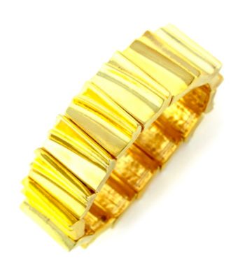 BCBGeneration™ Hit the Basics Goldtone Stretch Bracelet