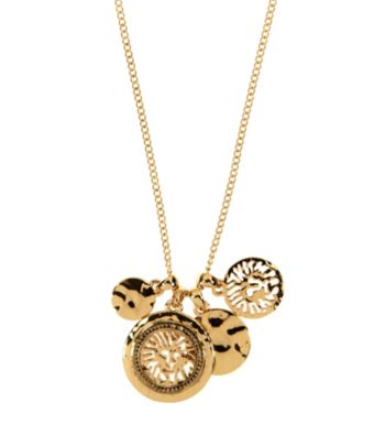 Anne Klein® Goldtone Shaky Pendant Necklace