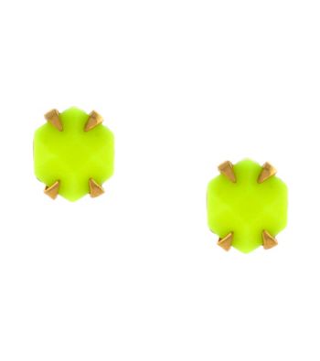 Vince Camuto™ Goldtone Bright Gems Lemon Stone Earrings
