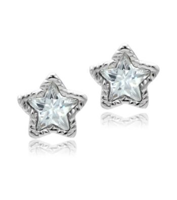 Jill Zarin Cubic Zirconia Star Stud Earrings