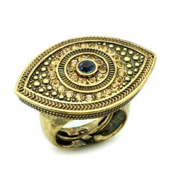 Jill Zarin Crystal and Topaz Evil Eye Ring