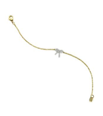 Jill Zarin Crystal Pave Bow Chain Bracelet