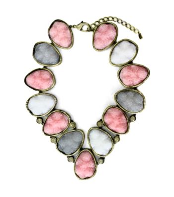 Jill Zarin Hamptons Large Rock Statement Collar Necklace