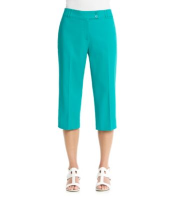 Briggs New York® Traditional Waistband Crop Pant